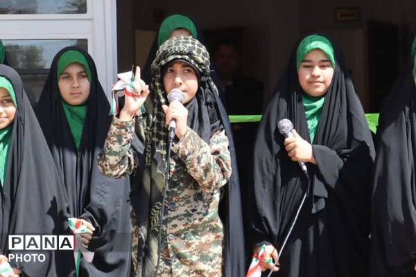 آیین افتتاح مدرسه خیرساز شهید قبادیان در روستای هفت‌جوبه