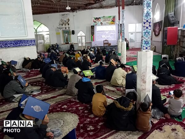عزاداری احیای بیست و سوم در امامزاده سید محمد کاشمر
