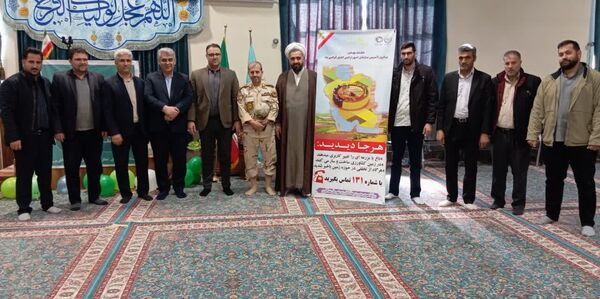 دانش‌آموزان پیشتاز در سنگر نمازجمعه خداآفرین