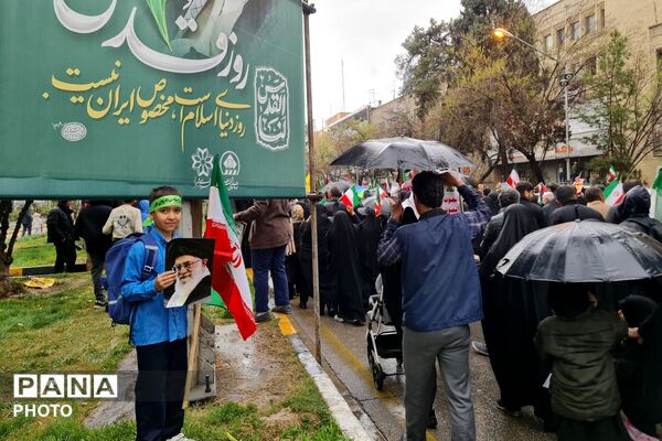 راهپیمایی روز قدس در شیراز