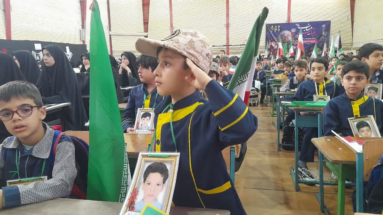 مراسم اربعین شهدای میناب در مدرسه انقلاب اسلامی قم