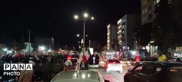 رژهٔ خودرویی در بلوار فضل نیشابور