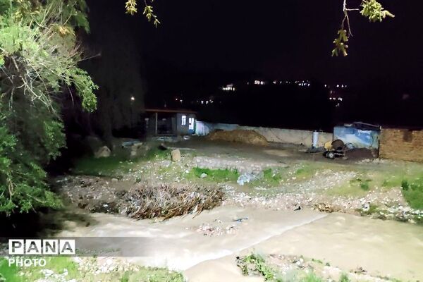 حال و هوای شهر بار بعد از بارش زیبای باران 