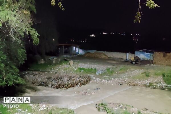 حال و هوای شهر بار بعد از بارش زیبای باران 