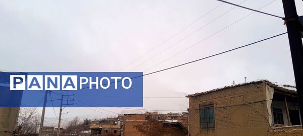  دومین برف پاییزی در شهر بار 