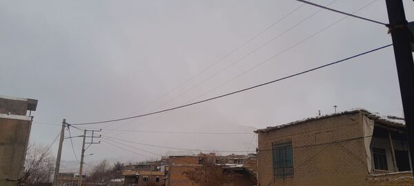  دومین برف پاییزی در شهر بار 