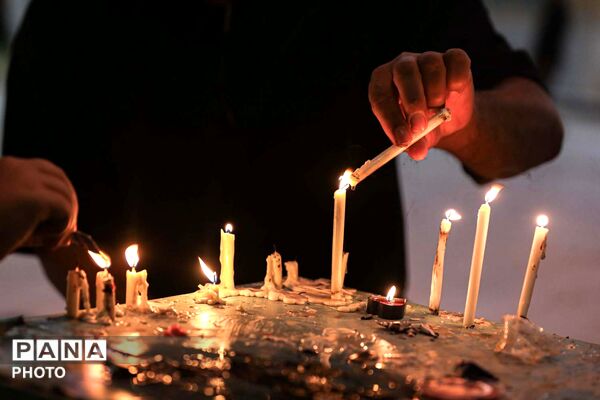 مراسم شام غریبان در مسجد مقدس جمکران