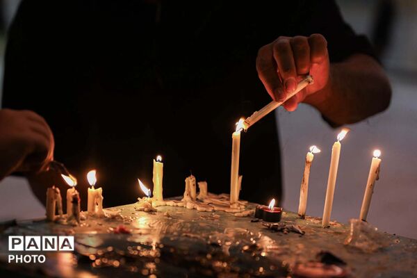 مراسم شام غریبان در مسجد مقدس جمکران