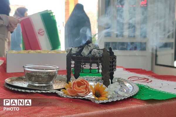 آیین بازگشایی مدرسه در دبیرستان شاهد کوثر شهرستان رباط‌کریم
