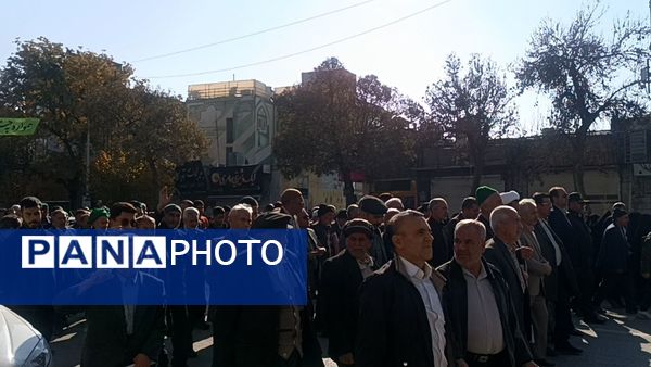 راهپیمایی مردم نیشابور و اعلام حمایت خود از مردم مظلوم عزه و لبنان 