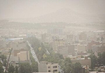 هشدار نارنجی گرد و خاک برای ۲۰ استان