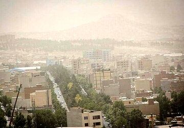 هشدار نارنجی گرد و خاک برای ۲۰ استان