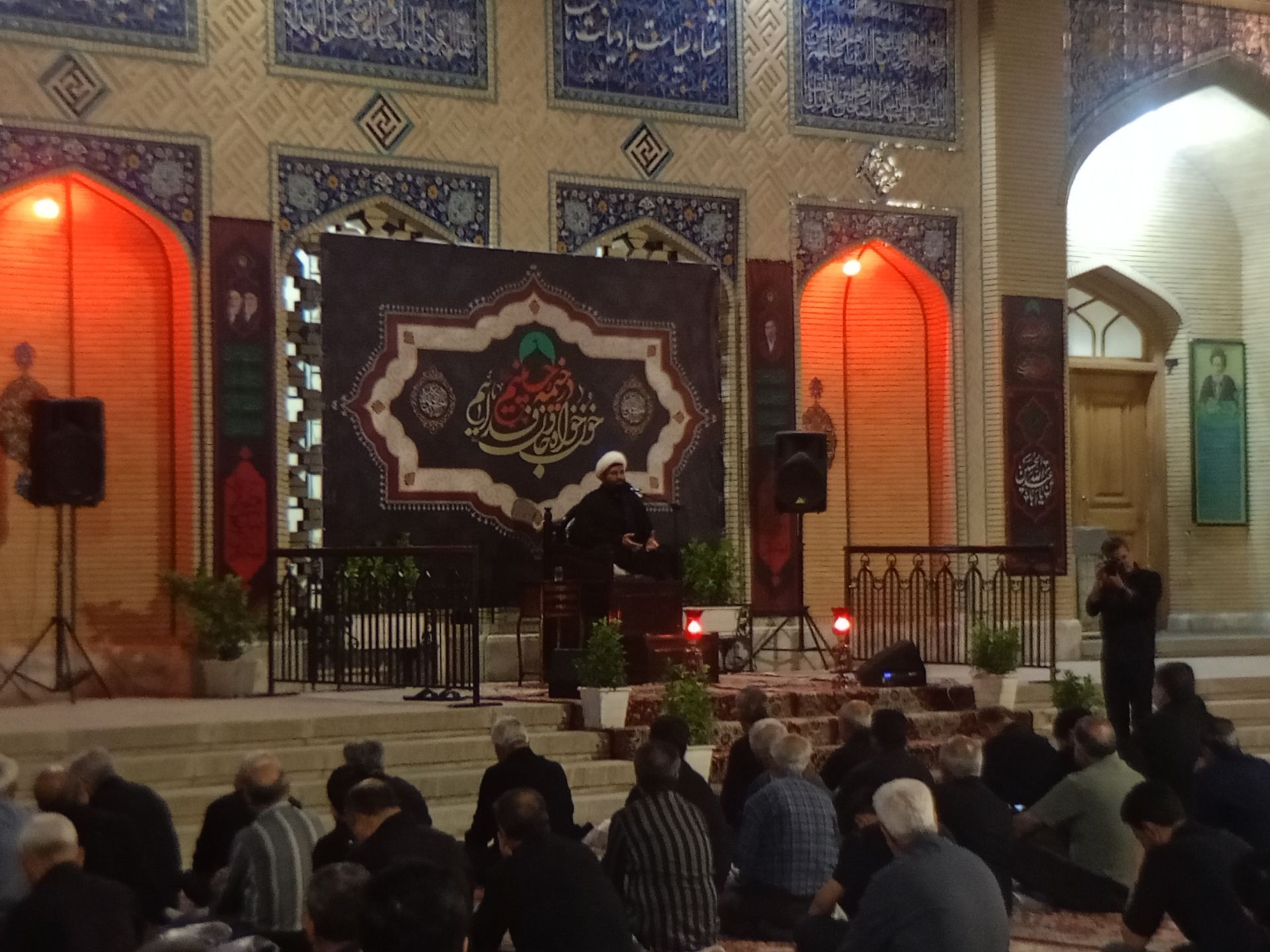 مراسم عزاداری چهارمین شب محرم در زیارتگاه شهید مدرس 