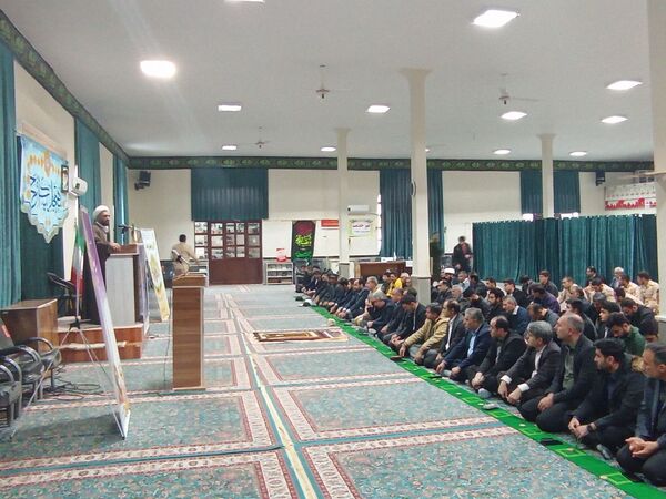 مراسم نماز جمعه شهرستان خداآفرین