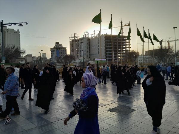  حضور پرشور زائران و مجاوران حضرت رضا (ع)