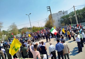 راهپیمایی روز قدس در شهرستان جم