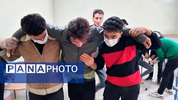 مانور زلزله در طارم