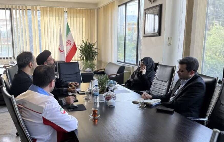 دیدار سخنگوی دولت با رئیس سازمان جوانان جمعیت هلال‌احمر 