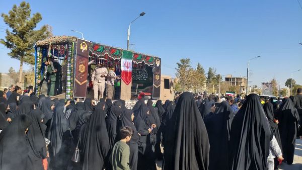  بدرقه باشکوه شهید خوشنام دفاع مقدس در سرخس