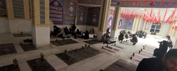 مراسم احیای شب نوزدهم رمضان در امام زاده سید عباس شهرستان بجنورد استان خراسان شمالی