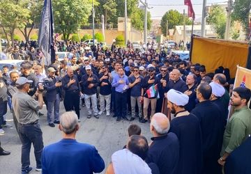 برگزاری مراسم راهپیمایی جاماندگان اربعین در سنندج