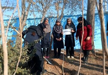 روز درختکاری در مدارس شهرستان ورامین
