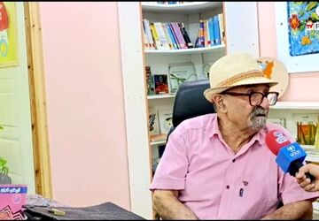 دیدار کودکان بندرعباسی با مترجم کتاب «اژدهای خندان»