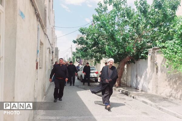 مراسم سوگواری قمربنی هاشم (ع) در شهرک گلشهر چهاردانگه
