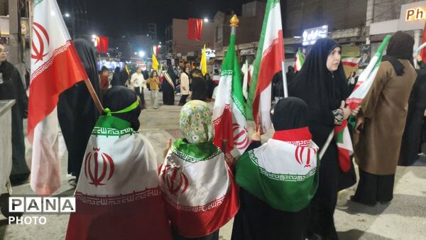 راهپیمایی در شهرستان گچساران 