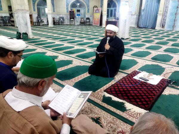 حضور نماینده مردم ترشیز در مجلس شورای اسلامی در مسجد جامع بردسکن