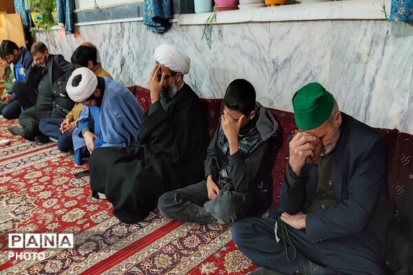 مراسم احیاء و عزاداری شب دوم قدر در مسجد جامع شهر بار نیشابور 