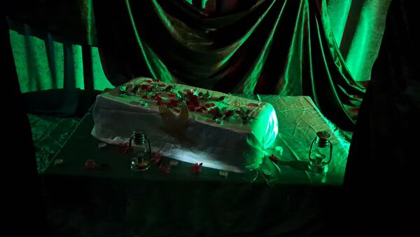عزاداری دهه دوم فاطمیه با حضور شهید گمنام در دهستان شوراب صغیر  