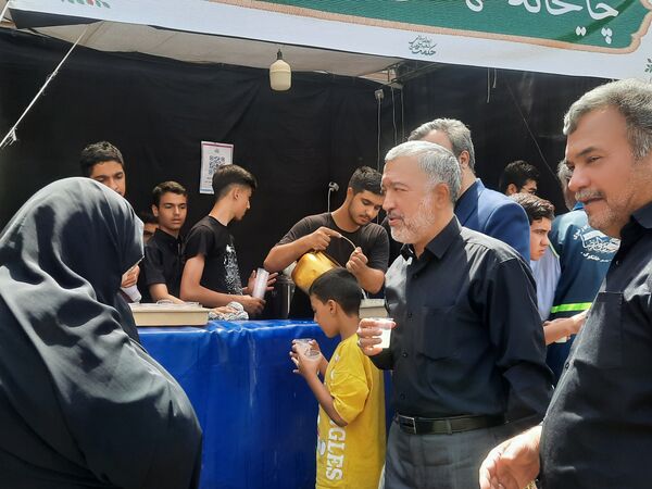 بازدید  رئیس مرکز حراست وزارت آموزش و پرورش از خدمت‌رسانی به زائران در مشهد