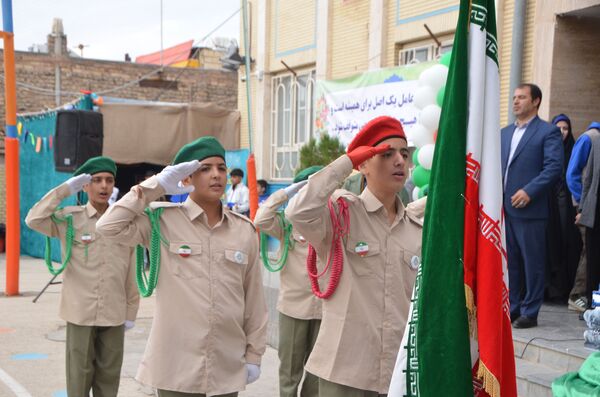 آیین نمادین نکوداشت هفته پدافند غیرعامل در نیشابور 