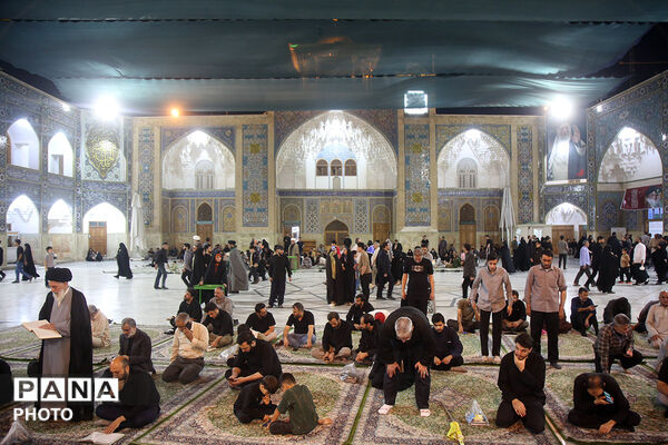 مراسم سالروز شهادت امام جواد(ع) در حرم بانوی کرامت