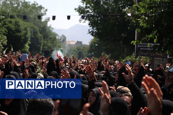 وداع با پیکر مطهر شهید سیدمهدی موسوی در شهرری