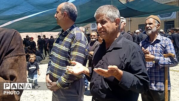 عزاداری چهار مین روز از ماه محرم در بوژ آباد میهمان قاب پانا