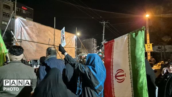  یازدهمین شب مراسم شهادت آیت الله سید علی خامنه‌ای در بلوار فضل 