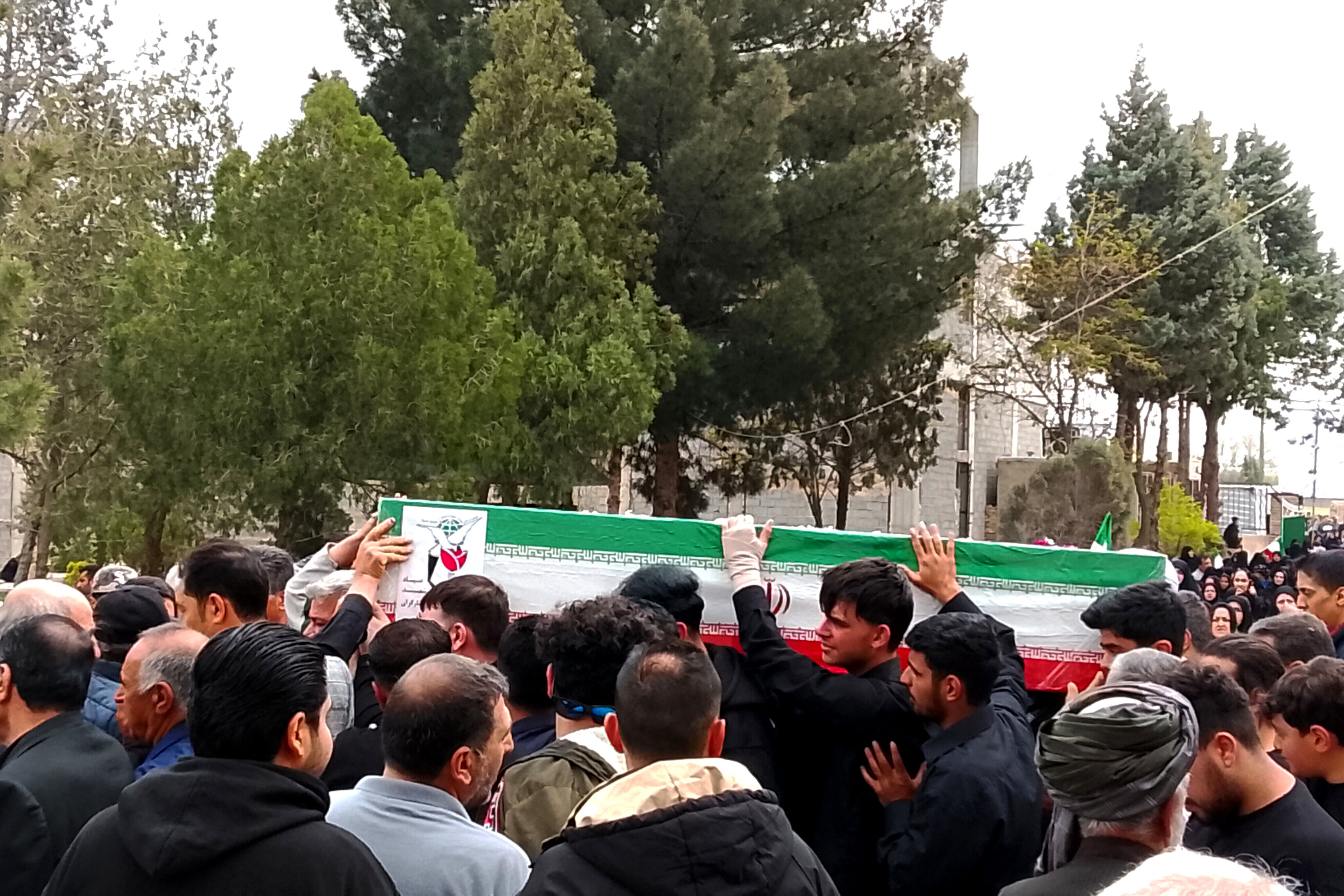 مراسم تشیع شهید جوان یوسف‌آباد