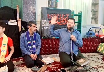 اعتکاف دانش‌آموزی در گرگان