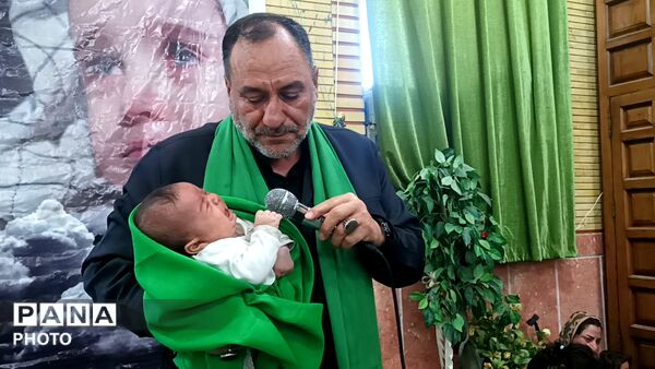 طنین لالایی مادران در همایش سراسری شیرخوارگان حسینی شهر بار