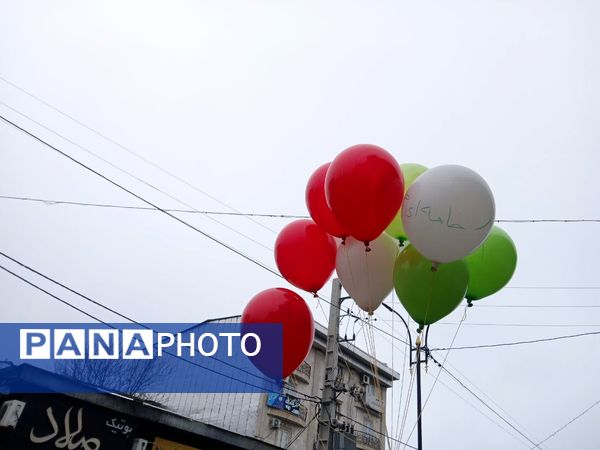 خروش حماسی مردم کردکوی در آیینه‌ شکوه ۲۲ بهمن