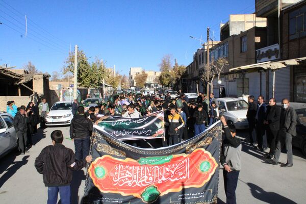 دسته عزاداری نوگلان فاطمی در شهرستان بن 