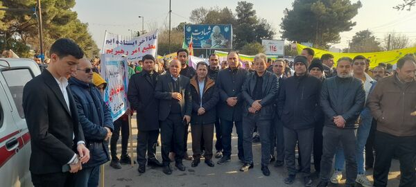 راهپیمایی عظیم 22 بهمن در شهرستان مرزی پارس آباد 
