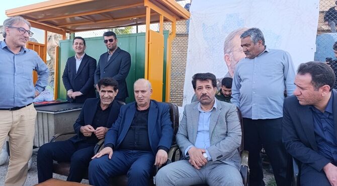 نظارت رئیس فدراسیون فوتبال کشور بر جریان لیگ نوجوانان در شهرستان فارسان