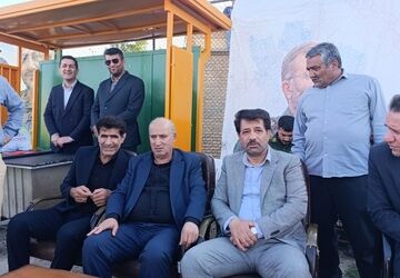 نظارت رئیس فدراسیون فوتبال کشور بر جریان لیگ نوجوانان در شهرستان فارسان
