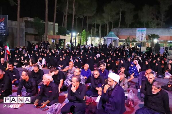 عزاداری شب هفتم محرم در امامزاه عمادالدین رباط‌کریم