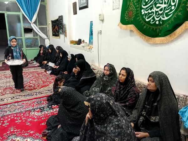 مراسم سوگواری شب اربعین در خلیل آباد