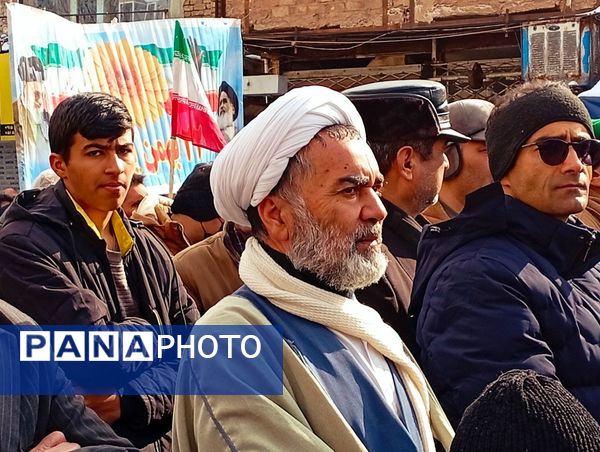 حماسه حضور مردم کاشمر در ۲۲ بهمن از قاب پانا