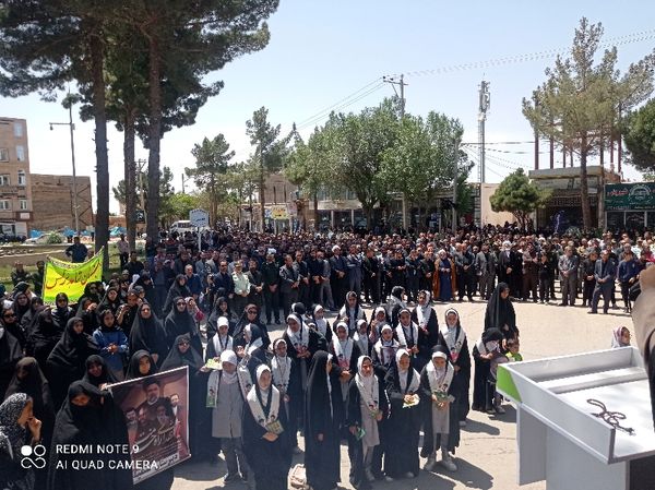 اجتماع پرشور مردم شهید پرور شهرستان جاجرم در مراسم شهادت خادم الرضا و یاران شهیدش 